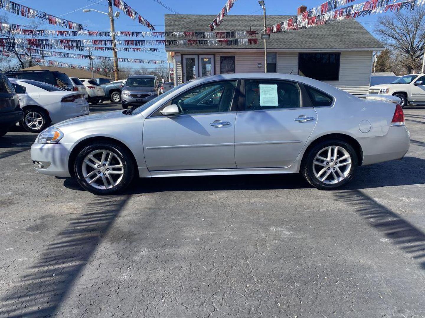 2011 SILVER CHEVROLET IMPALA LTZ (2G1WC5EM2B1) with an 3.9L engine, Automatic transmission, located at 1056 E Riverside Dr, Evansville, IN, 47714, (812) 423-7026, 37.953491, -87.546654 - Photo#0