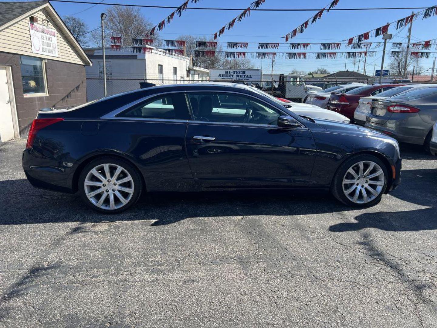 2016 BLUE CADILLAC ATS (1G6AA1RX5G0) with an 2.0L engine, Automatic transmission, located at 1056 E Riverside Dr, Evansville, IN, 47714, (812) 423-7026, 37.953491, -87.546654 - Photo#0