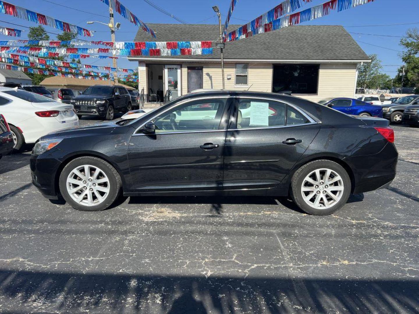 2015 BLACK CHEVROLET MALIBU 2LT (1G11D5SL1FF) with an 2.5L engine, Automatic transmission, located at 1056 E Riverside Dr, Evansville, IN, 47714, (812) 423-7026, 37.953491, -87.546654 - Photo#0