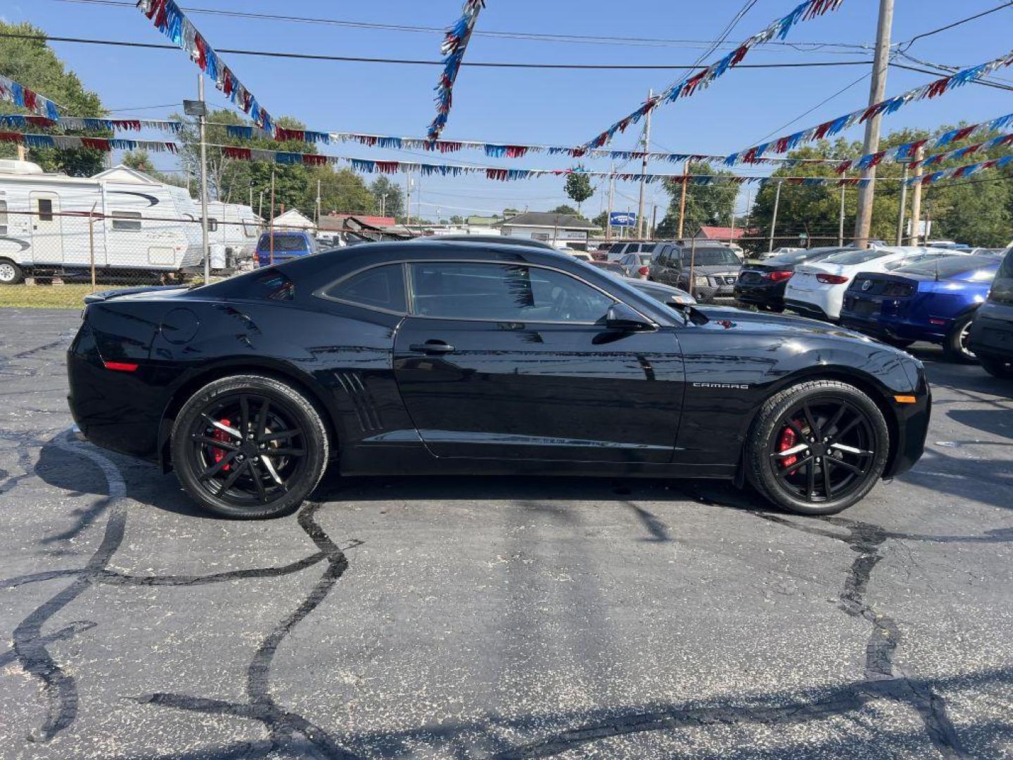 2011 BLACK CHEVROLET CAMARO LT (2G1FC1ED5B9) with an 3.6L engine, Automatic transmission, located at 1056 E Riverside Dr, Evansville, IN, 47714, (812) 423-7026, 37.953491, -87.546654 - Photo#0